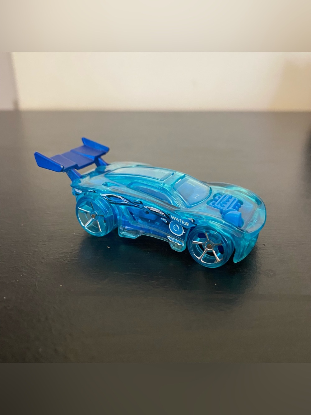 Hot Wheels Paradigm Shift Water Diecast Car Clear Blue